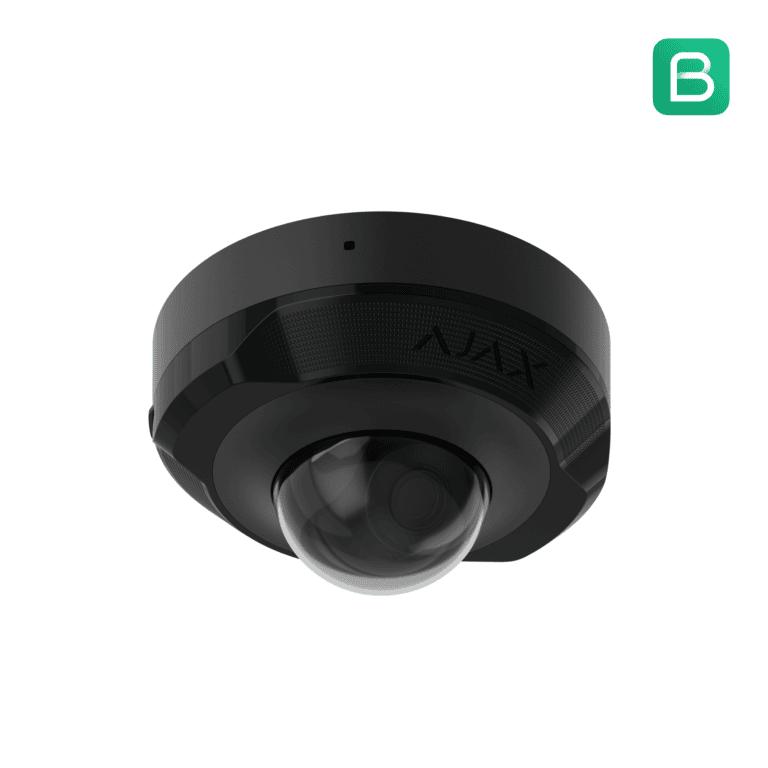 Caméra AJAX DomeCam Mini Noir de face