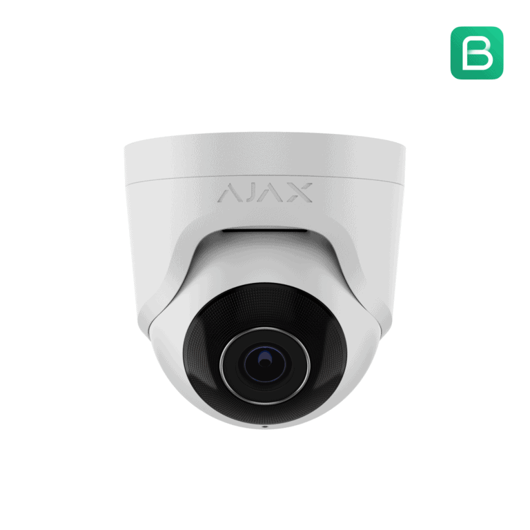 Camรฉra AJAX TurretCam Blanc de face