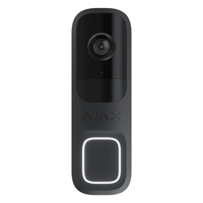 Sonnette intelligente Ajax DoorBell Graphite de face