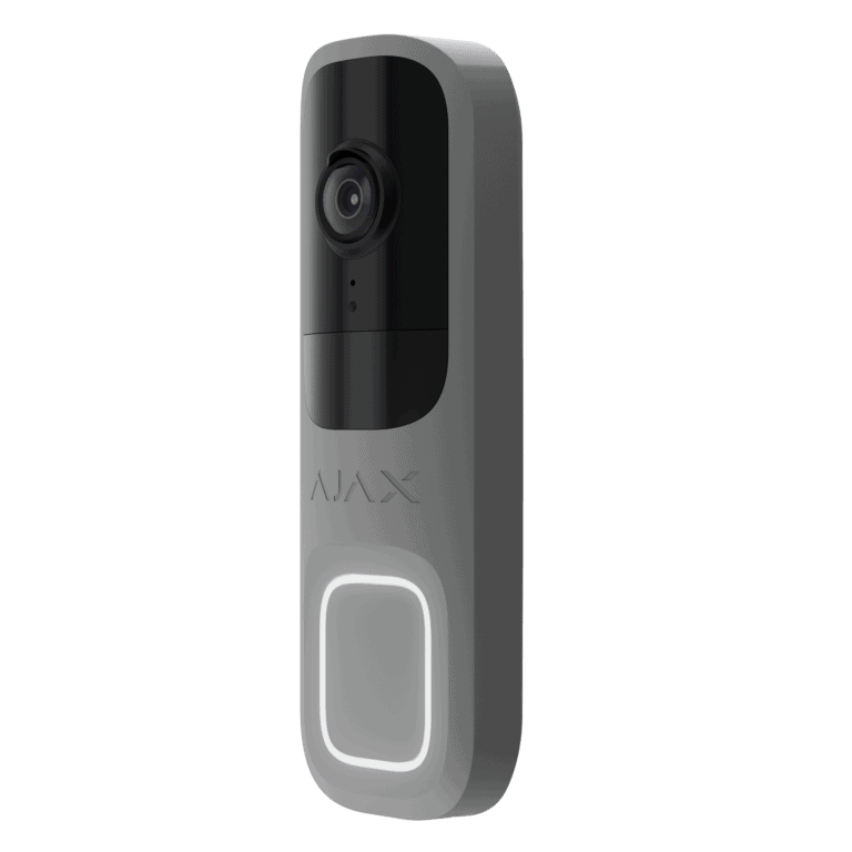 Sonnette intelligente Ajax DoorBell Gris de profil