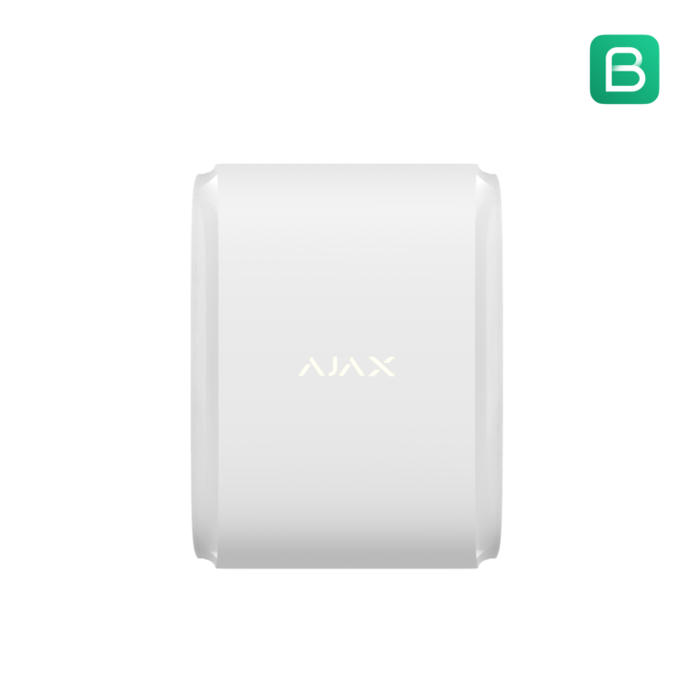 Détecteur de mouvement Ajax DualCurtain Outdoor Jeweller Blanc de face