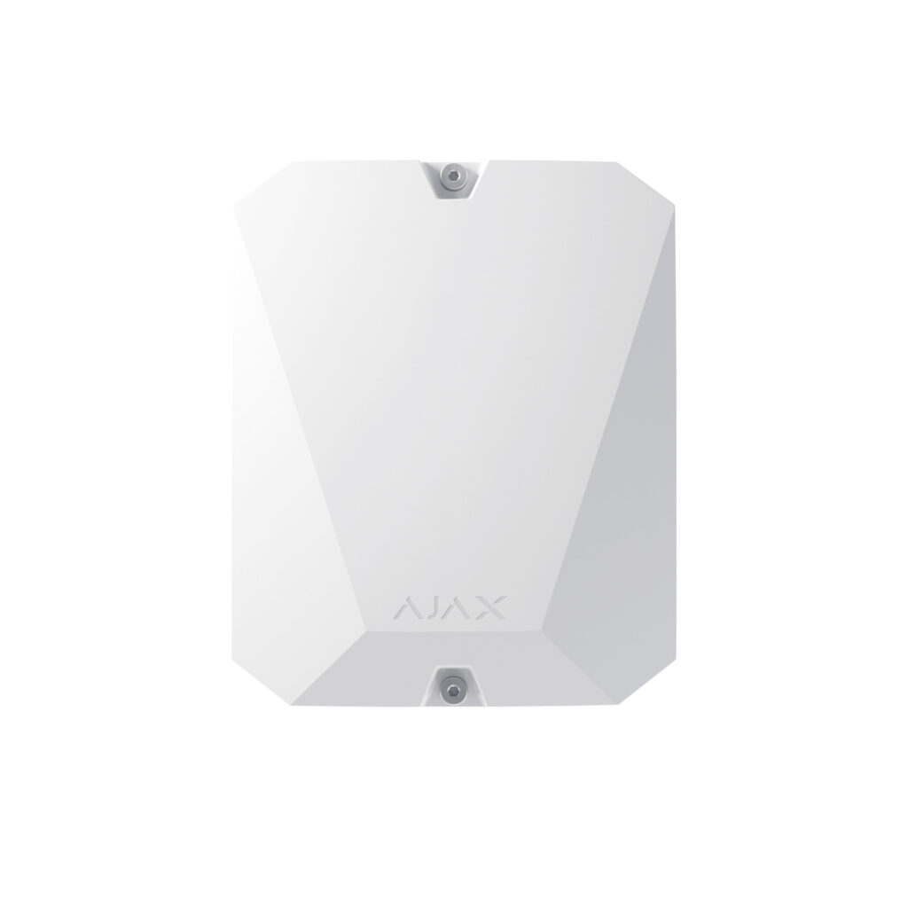 Accessoire Ajax MultiTransmitter WH 1 blanc de face