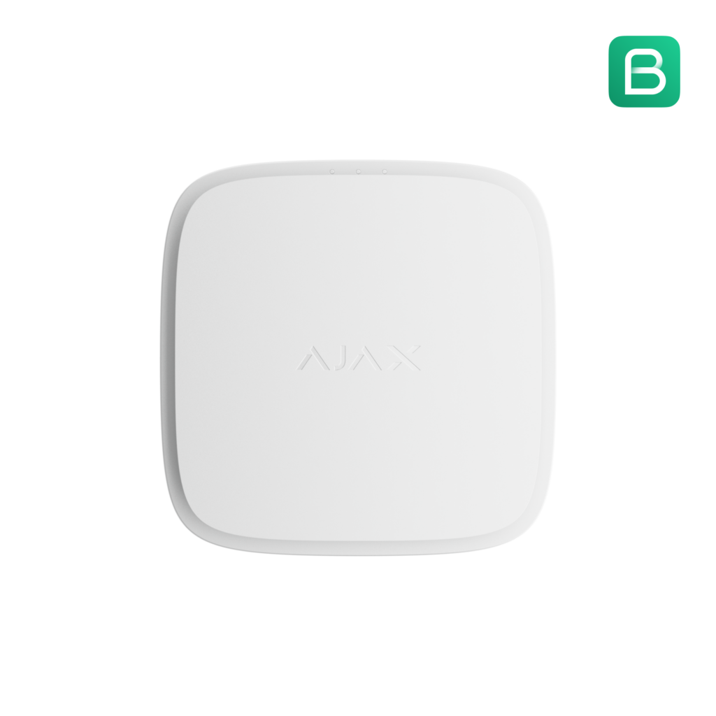 Détecteur de fumée AJAX FireProtect 2 RB Heat/Smoke Blanc de face