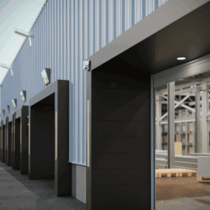 Ajax Curtain Outdoor montage entrepôt