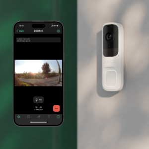 AJAX BulletCam (8Mp/4mm) Noir Ajax DoorBell application Graphite