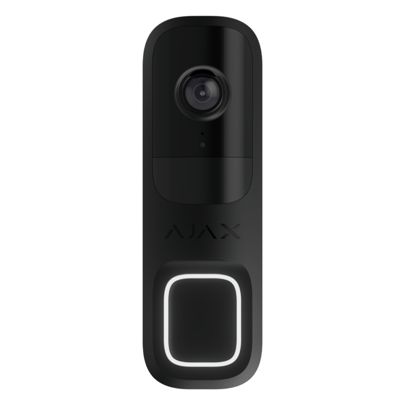 Ajax DoorBell Noir de Face