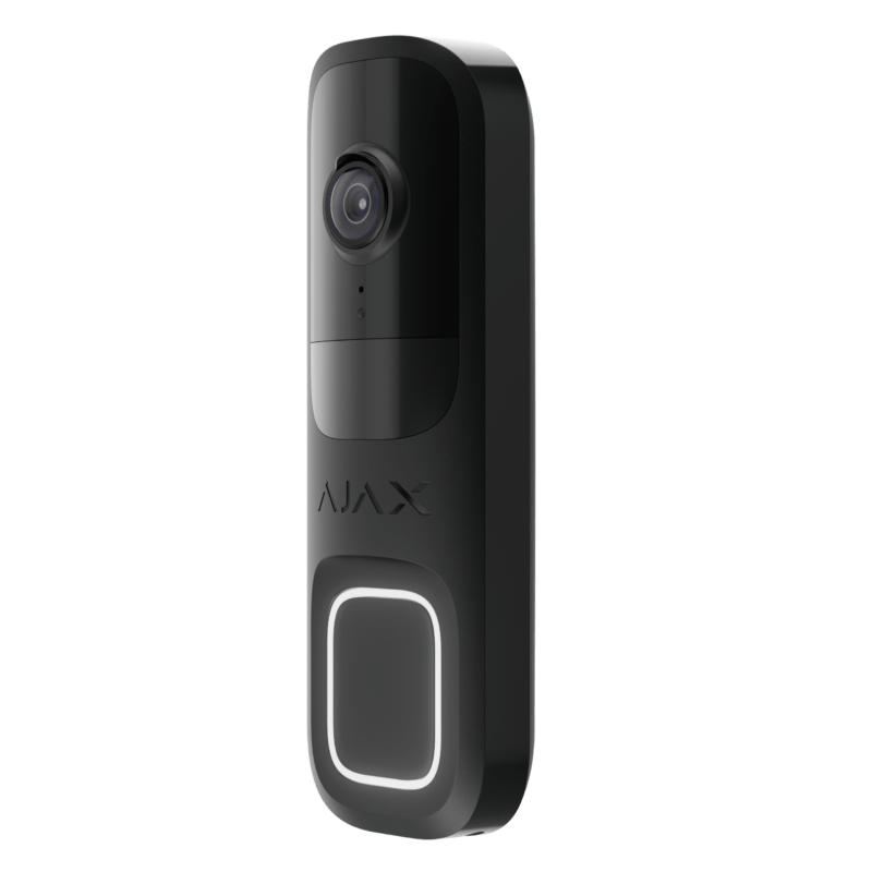 Ajax DoorBell Noir de profil
