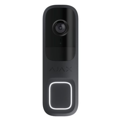 Ajax DoorBell Graphite de face