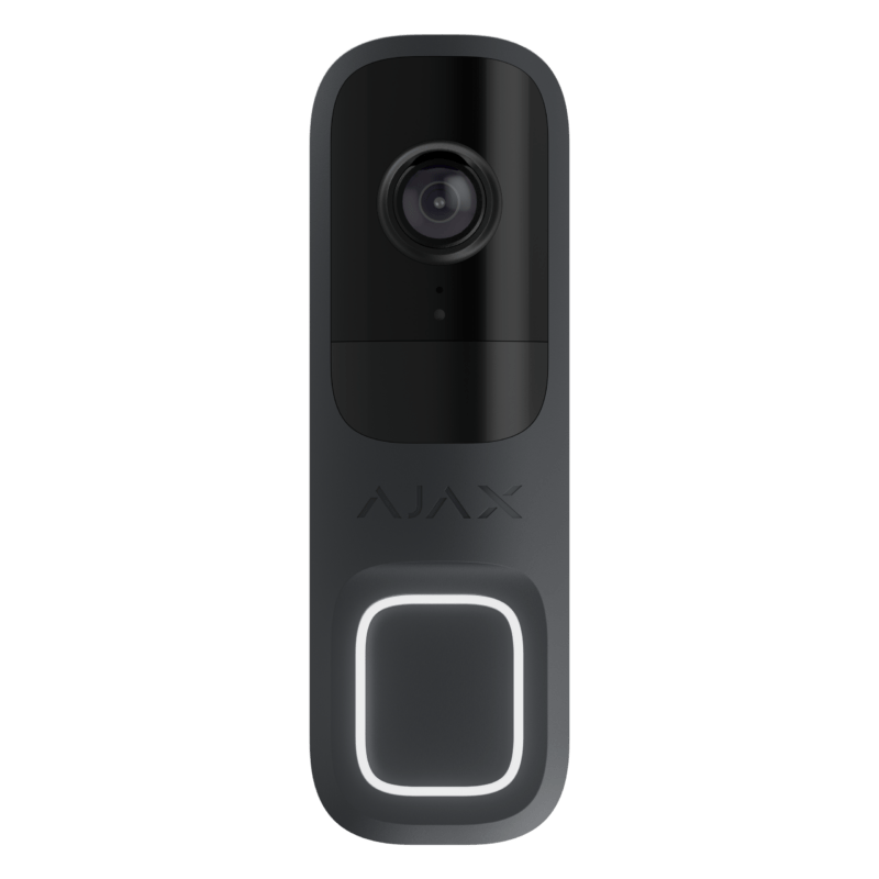 Ajax DoorBell Graphite de face