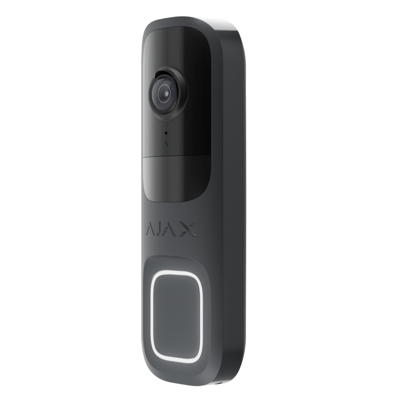 Ajax DoorBell Graphite de profil