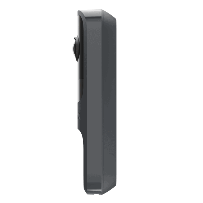 Sonnette intelligente Ajax DoorBell Graphite de profil