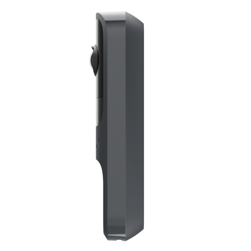 Ajax DoorBell Graphite de profil