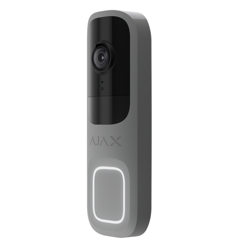 Ajax DoorBell Gris de profil