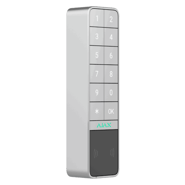 Ajax KeyPad Outdoor Blanc gros plan