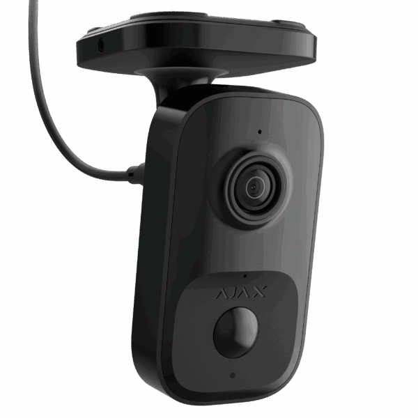 Caméra d'intérieur Ajax IndoorCam Noir accrochée